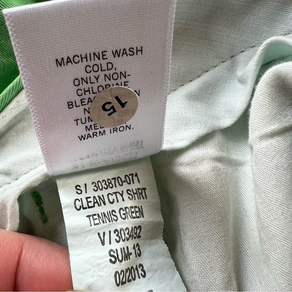 Banana Republic Men’s Tennis Green Classic Chino Shorts, Size 30 - Picture 3 of 7